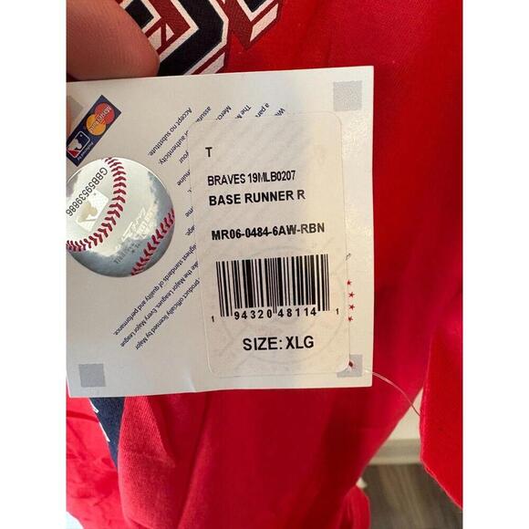 MAJESTIC‎ ATLANTA BRAVES 2019 NL CHAMPS   MENS T SHIRT XL  NEW WITH TAGS - Picture 2 of 3